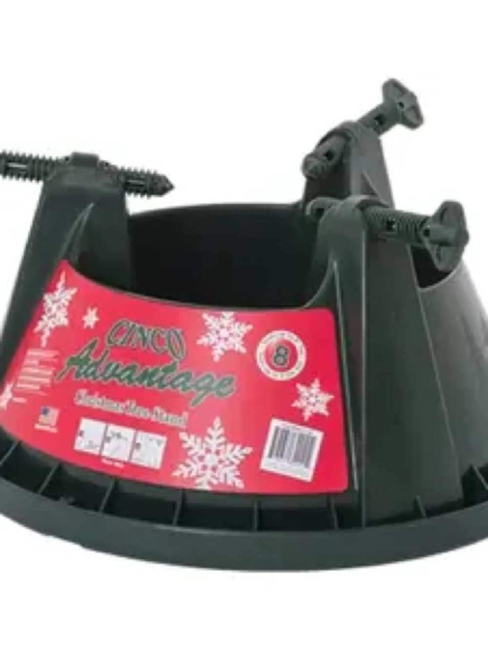 Cinco C-150 8 Ft. Live Christmas Tree Stand Dark Green